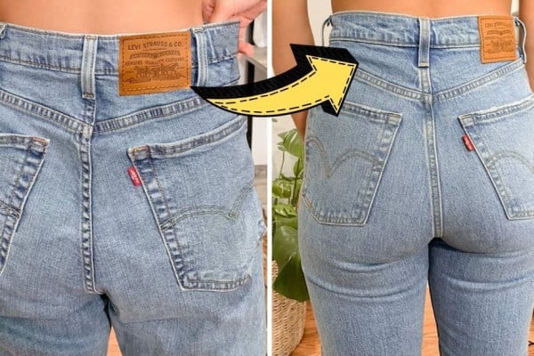 How To Take In The Waist Of Your Jeans Easily