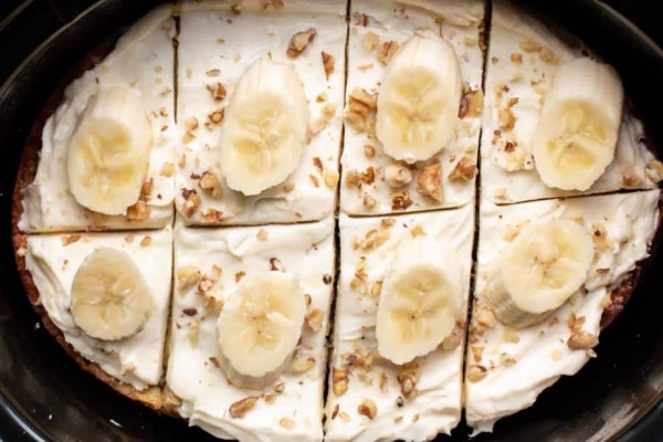Slow Cooker Banana Nut Cake Recipe