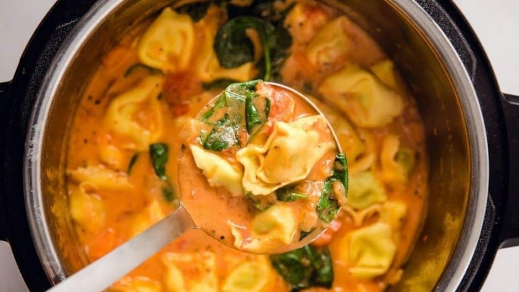 Slow Cooker Creamy Tortellini Soup Recipe