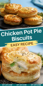 Super Easy Chicken Pot Pie Biscuits Recipe