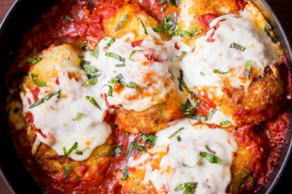 30-Minute Stuffed Chicken Parmesan Recipe