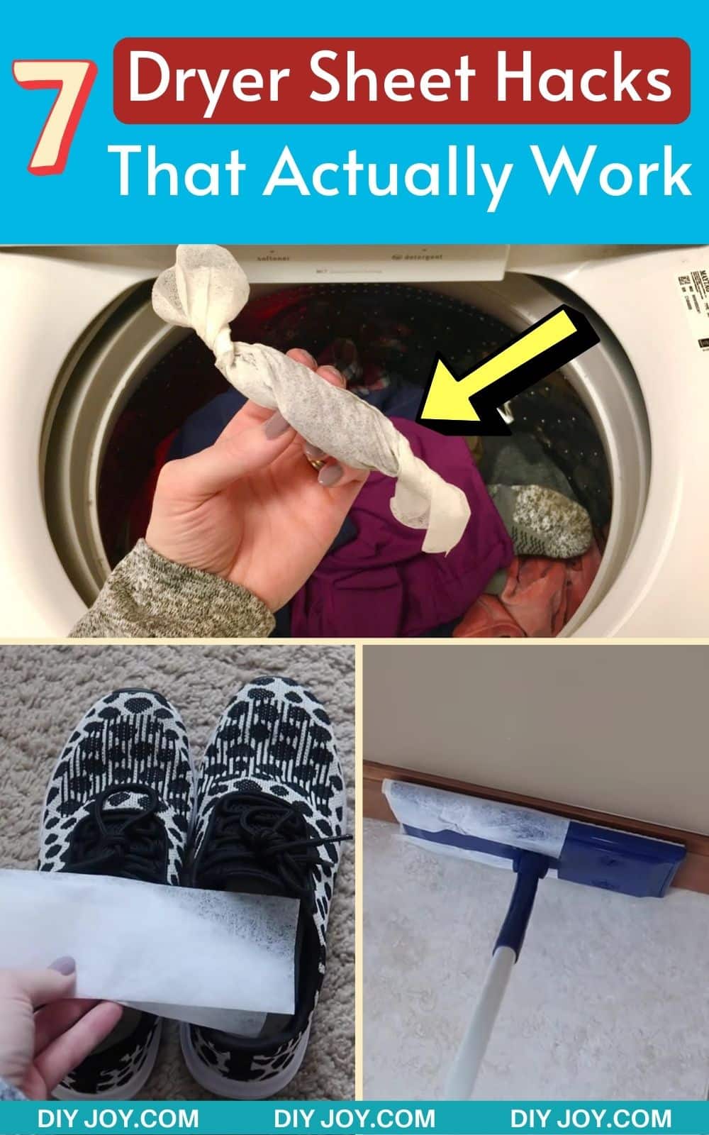 DIY Hacks With Dryer Sheets - Easy Cleaning Tips