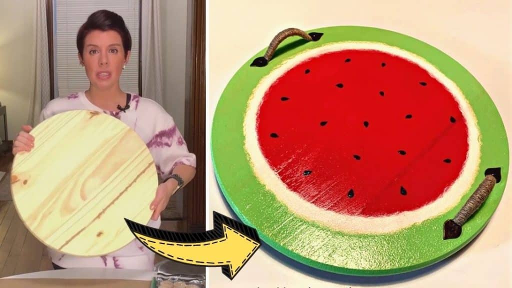 DIY Watermelon Serving Tray Tutorial