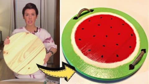 DIY Watermelon Serving Tray Tutorial | DIY Joy Projects and Crafts Ideas
