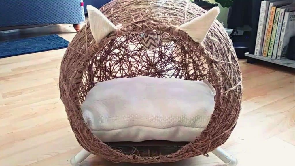 Easy DIY Jute Cat Bed Tutorial