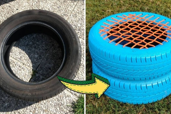 Easy DIY Tire Seat Tutorial