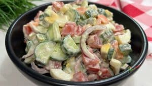 Easy Fresh Cucumber Salad Recipe