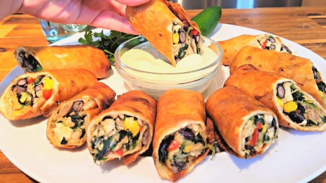 Easy Southwestern Egg Rolls Recipe | DIY Joy Projects and Crafts Ideas