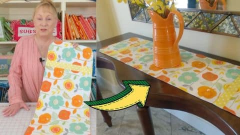 Easy Spring Table Runner Sewing Tutorial | DIY Joy Projects and Crafts Ideas