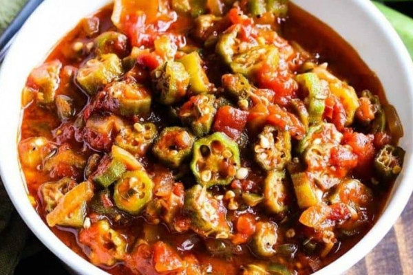 Easy Stewed Okra And Tomatoes Recipe