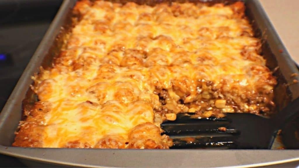 Easy Taco Tater Tot Casserole Recipe