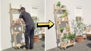 How To Make A Ladder Planter