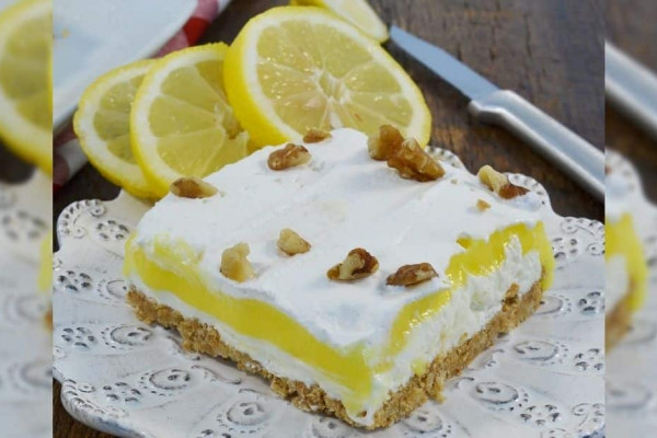 No-Bake Lemon Pudding Dessert Recipe