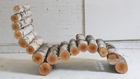 Super Easy DIY Log Lounger Tutorial | DIY Joy Projects and Crafts Ideas