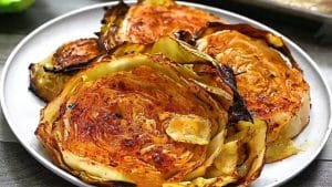 Super Easy Roasted Cabbage Steaks Recipe