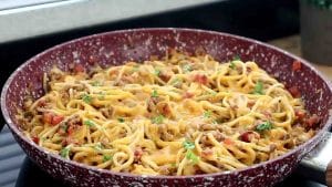 Best One Pot Taco Spaghetti Recipe