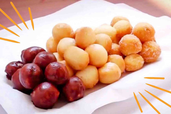 Quick and easy instant donuts with just two ingredients