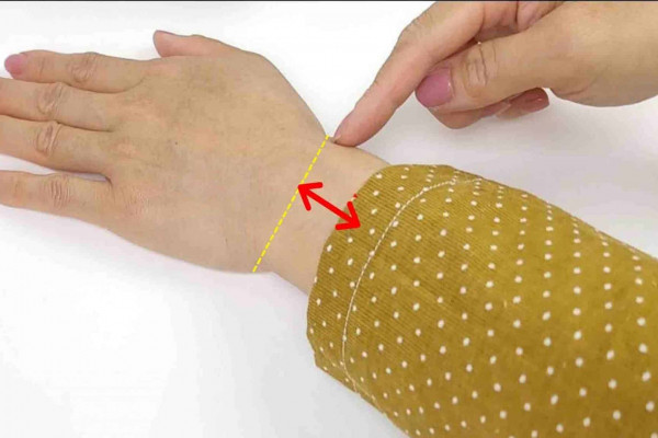 Lengthening the sleeves of your clothes