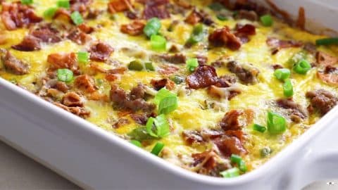 Best Breakfast Bacon Sausage Casserole | DIY Joy Projects and Crafts Ideas