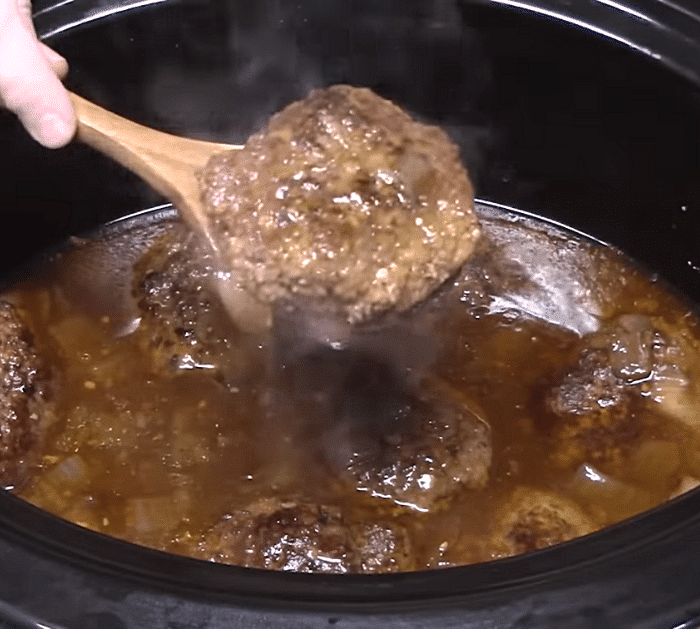 Crackpot Salisbury Steak Recipe Directions