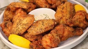 Crispy Lemon Pepper Chicken Wings Recipe