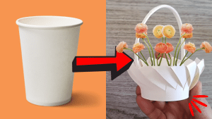 DIY Basket From a Paper Cup
