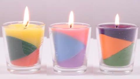DIY Homemade Candles Using Broken Crayons | DIY Joy Projects and Crafts Ideas