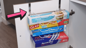 Dollar Tree Towel Bar Organizing Hacks