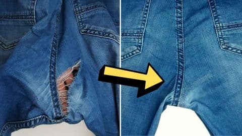 Double-Sided Tape Pants Repairing Technique | DIY Joy Projects and Crafts Ideas