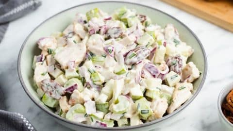Easy Apple Pecan Chicken Salad Recipe | DIY Joy Projects and Crafts Ideas