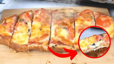 Easy Leftover Bread Pizza Recipe | DIY Joy Projects and Crafts Ideas