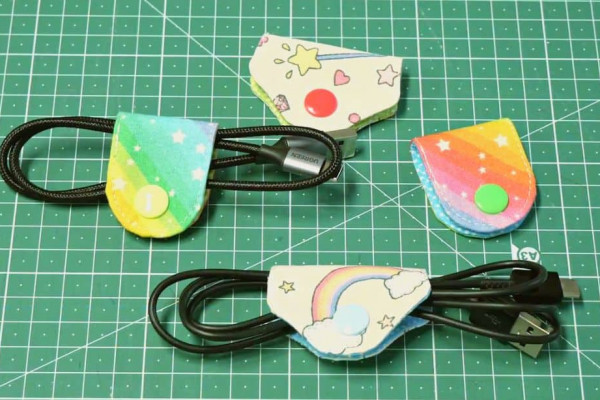 Easy DIY Fabric Cord Keeper Sewing Tutorial