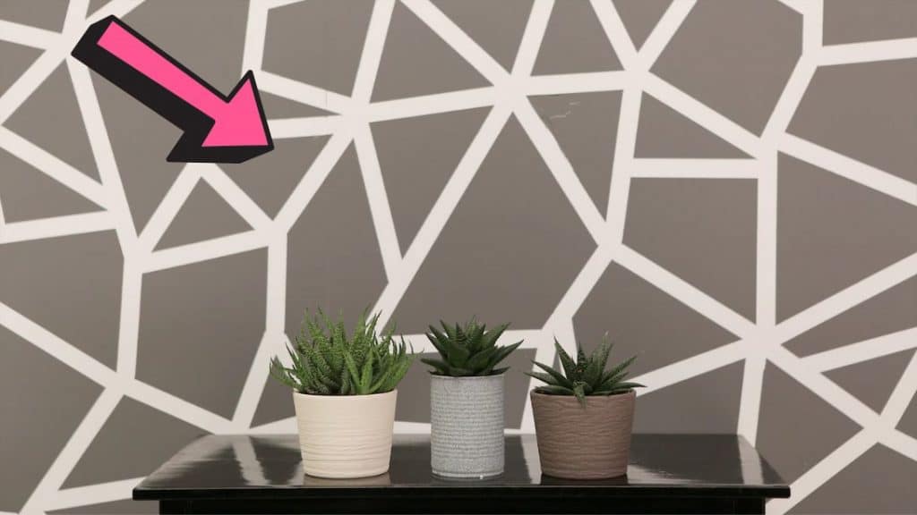 Easy DIY Geometric Wall Tutorial