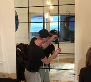 How To Make A Diy Ikea Mirror Wall Under