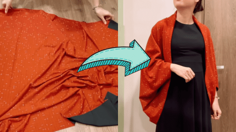 Easy Step-By-Step Rectangle Cape Tutorial | DIY Joy Projects and Crafts Ideas