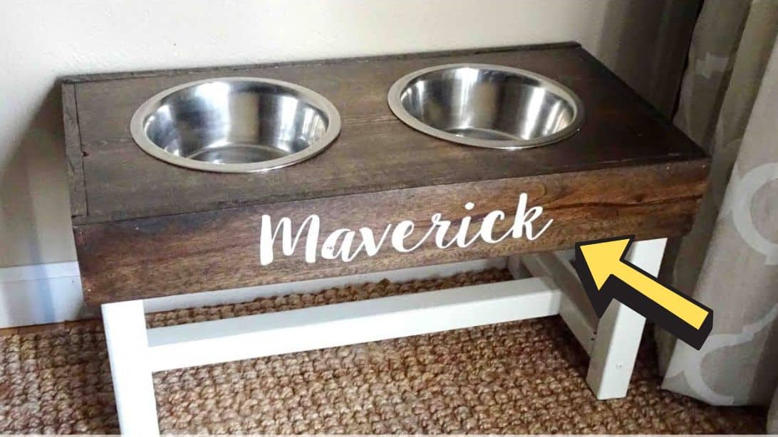 How to Make a DIY Pet Bowl Stand