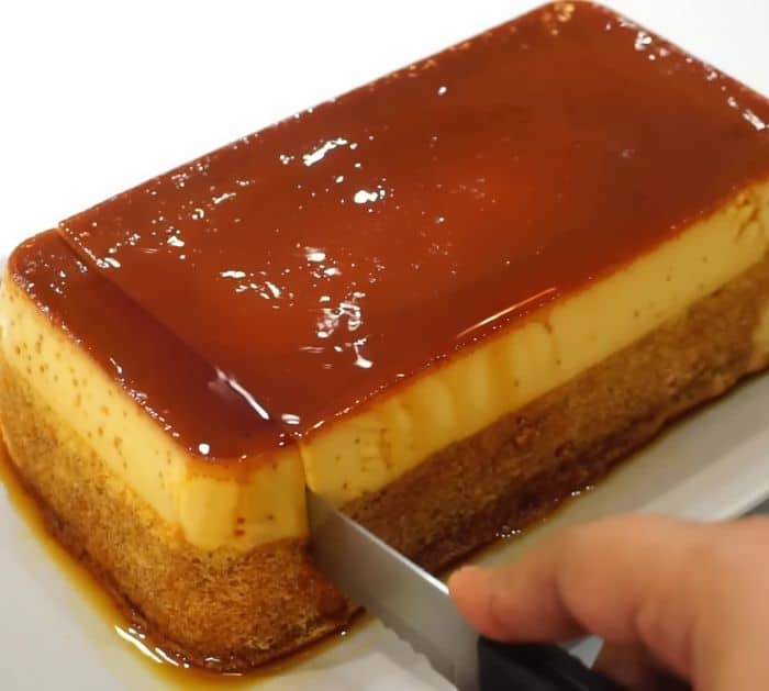 Spiced quince and ginger upside-down cake with caramel custard recipe |  delicious. magazine