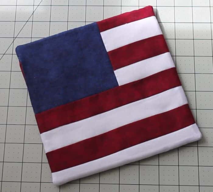 Easy To Sew Flag Potholder