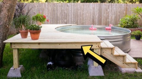 How To Build A DIY Pool Deck | DIY Joy Projects and Crafts Ideas
