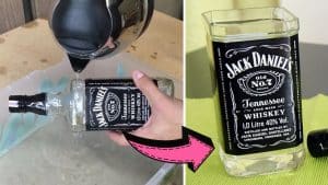 How To Cut Square Glass Bottle Using The Water Method