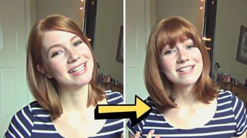 How To Cut Your Own Bangs/Fringe | DIY Joy Projects and Crafts Ideas