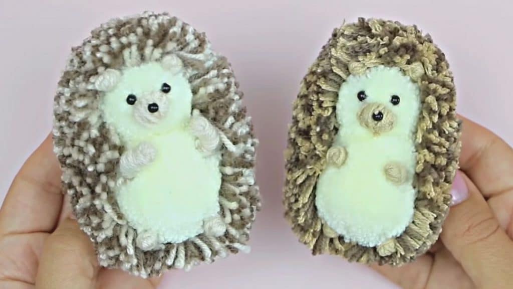 How To Make A Cute Yarn Hedgehog