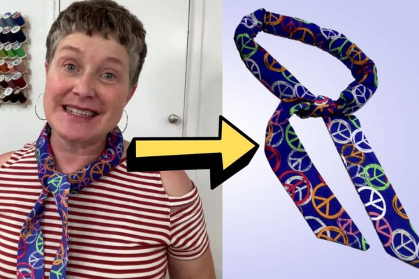 How To Sew A DIY Neck Cooling Scarf