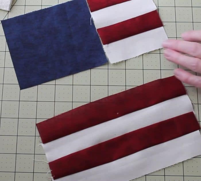 How To Sew Flag Potholder