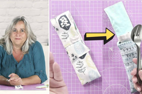 How To Sew Your Own Cutlery Pouch