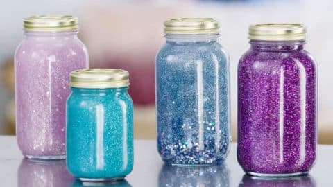 Pretty DIY Calming Glitter Jar Tutorial | DIY Joy Projects and Crafts Ideas