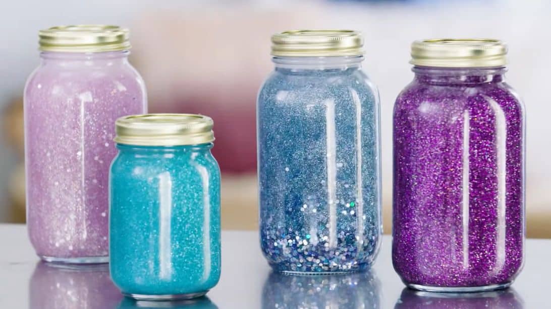 Pretty DIY Calming Glitter Jar Tutorial | DIY Joy Projects and Crafts Ideas