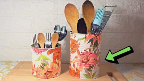 Repurposed Tin Can Storage Craft Idea | DIY Joy Projects and Crafts Ideas