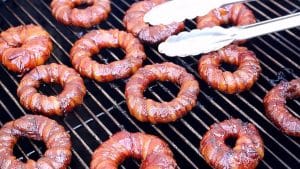 Smoked Bacon Cheeseburger Onion Rings