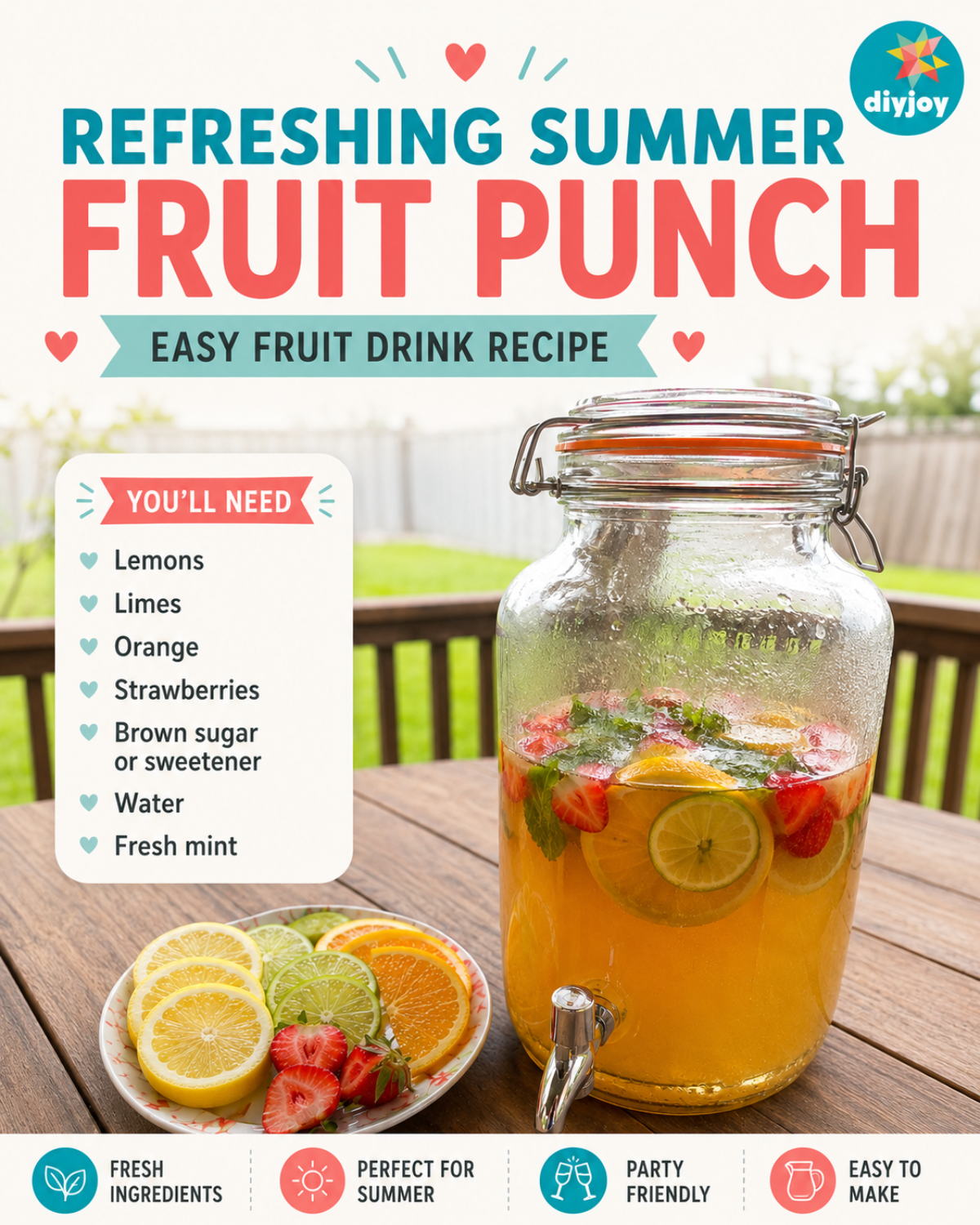 Summer Fruit Punch Recipe